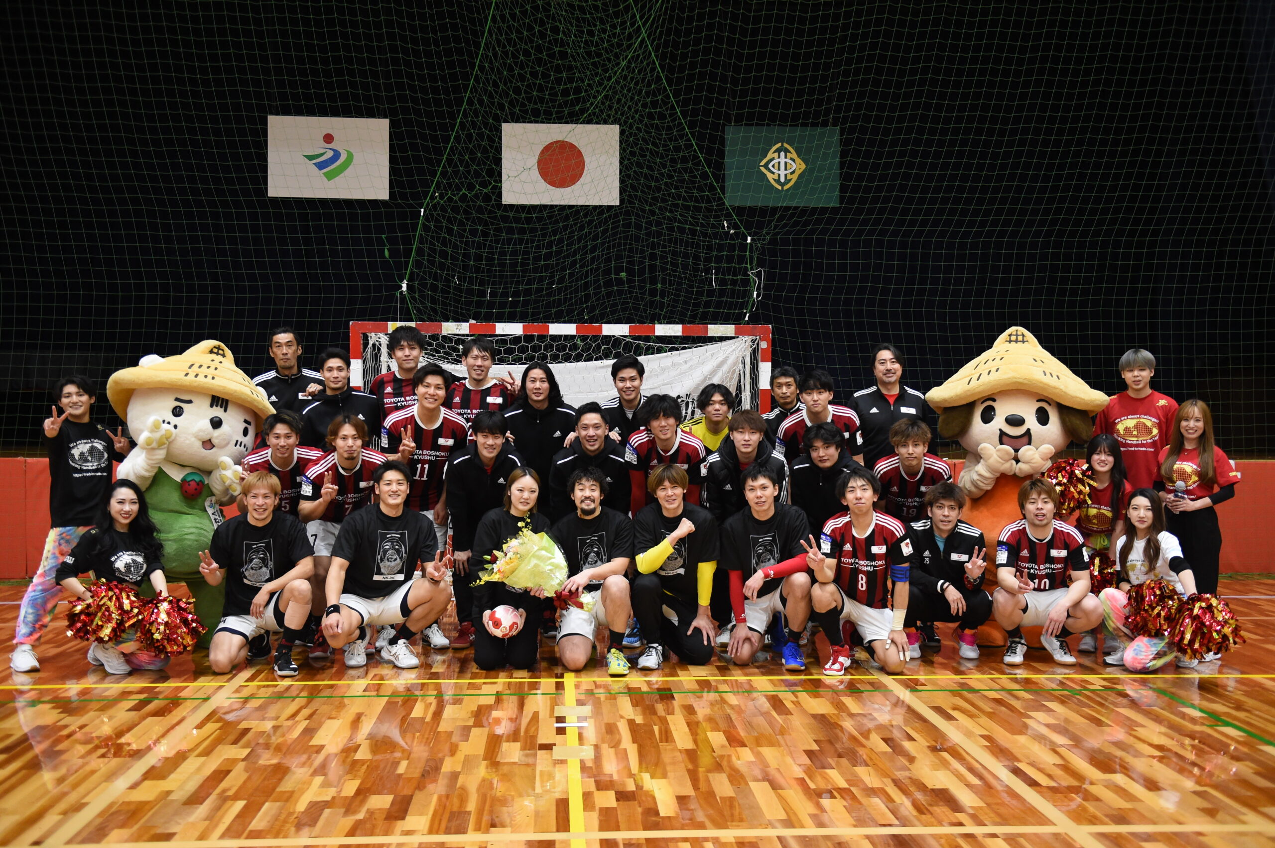 今季ホーム最終戦　圧勝で中本選手の引退に花添える